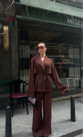 Kahverengi Kimono Takım