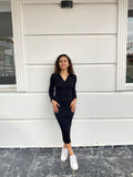 Siyah Triko Elbise
