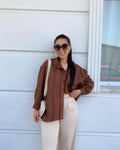 Kahverengi Tensel Gömlek